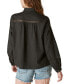 Фото #2 товара Women's Lace Trimmed Button-Front Shirt