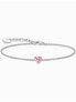 Фото #1 товара Thomas Sabo A2157-051-9-L19V Silver bracelet w. pink zirconia heart