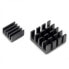 Фото #1 товара Set of heat sinks 2x with thermoconductive tape - black