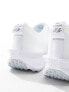 Nike Running Interact Run trainers in white and silver