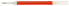 Pentel KFR7-B - Red - Red,Transparent - 0.35 mm - Rollerball pen - ISO9001: 2008 - K157 - K227 - K497 - K611