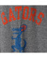 ფოტო #2 პროდუქტის Men's Heather Gray Florida Gators Vintage-Like Football Gator Tri-Blend T-shirt