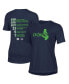 ფოტო #1 პროდუქტის Women's Navy Notre Dame Fighting Irish Muffet McGraw Legend T-shirt