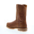 Фото #6 товара Silverado Boots 7705 Mens Brown Leather Slip On Work Boots 9.5