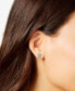 ფოტო #7 პროდუქტის Cubic Zirconia Princess Tiara Heart Stud Earrings in Sterling Silver