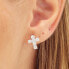 Stylish single earrings Fancy Infinite White FIW23