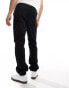 ASOS DESIGN pull on cargo jogger in black with elasticated waist