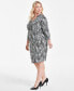 Plus Size Signature 3/4-Sleeve Wrap Dress