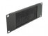 Фото #1 товара Delock 66481 - Brush panel - Black - Metal - Nylon - 2U - China - 25.4 cm (10")