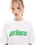 Prince branded t-shirt with logo in white