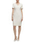 ფოტო #1 პროდუქტის Women's Stretch Fabric Slim-Fit Business Dress