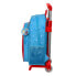 School Rucksack with Wheels SuperThings Rescue force 27 x 33 x 10 cm Blue