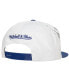 Men's White New York Knicks Hot Fire Snapback Hat