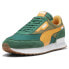 Фото #2 товара Puma Future Rider Play On Lace Up Mens Green Sneakers Casual Shoes 39347321