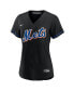 Фото #3 товара Футболка Nike Женская Jacob deGrom Черная New York Mets 2022 Alternate Replica Player Jersey