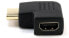 Фото #1 товара Разъемы и переходники Techly IADAP-HDMI-R - HDMI - HDMI - черные
