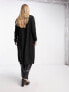 Noisy May Curve lightweight longline cardigan in black 48 - фото #3