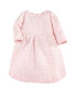 ფოტო #9 პროდუქტის Baby Girls Cotton Dresses, Metallic Navy Pink