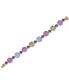 ფოტო #2 პროდუქტის Multi-Gemstone Statement Bracelet (51-7/8 ct. t.w.) in 14k Rose Gold-Plated Sterling Silver