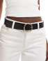 Фото #8 товара ASOS DESIGN gold twist buckle waist and hip jeans belt