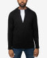 ფოტო #5 პროდუქტის Men's Ribbed Mock Neck Quarter-Zip Sweater