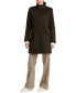ფოტო #1 პროდუქტის Women's Wool Blend Buckle-Collar Coat