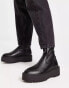 Фото #4 товара Public Desire Wide Fit Pabla chunky sole ankle boots in black