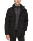 Фото #1 товара Men's Water-Repellent Jacket with Zip-Out Quilted Puffer Bib