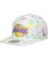 ფოტო #1 პროდუქტის Men's White Los Angeles Lakers Palm Trees and Waves Golfer Adjustable Hat