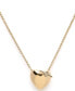 ფოტო #1 პროდუქტის 18K Gold-Plated Knot Heart Necklace