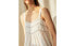 Embroidered strappy nightdress