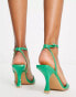 New Look heeled sandal in green