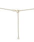 ფოტო #4 პროდუქტის Diamond White Enamel Pendant Necklace (1/6 ct. t.w.) in 10k Yellow Gold (Also Available in Black Enamel)