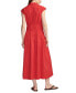 ფოტო #2 პროდუქტის Women's Cotton Smocked Midi Dress