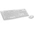 Фото #5 товара Logitech MK295 Silent Wireless Combo - Full-size (100%) - RF Wireless - White - Mouse included