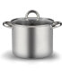 Фото #3 товара Stockpot with Lid, Basics Stainless Steel Soup Pot, 12-Quart