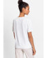 ფოტო #3 პროდუქტის Women's 100% Organic Cotton Sequin Embellished T-Shirt