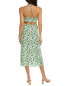 Celina Moon Halter Midi Dress Women's Green L