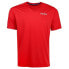 Diadora Be One Tech Crew Neck Short Sleeve Athletic T-Shirt Mens Red Casual Tops