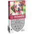 ADVANTIX 6 Antiparasitenpipetten - Fr mittelschwere Hunde von 10 bis 25 kg