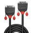 Lindy 10m DVI-D Single Link Cable - Black Line - 10 m - DVI-D - DVI-D - Male - Male - Black