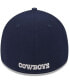 Фото #5 товара Men's Gray, Navy Dallas Cowboys Retro Joe Main 39THIRTY Flex Hat