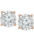 Diamond Stud Earrings (2 ct. t.w.) in 14k White, Yellow or Rose Gold