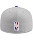 Фото #4 товара Men's Gray, Royal Philadelphia 76ers Tip-Off Two-Tone 59FIFTY Fitted Hat