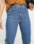 Levi's high waisted taper jeans in light wash blue