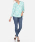 Фото #4 товара Women's Pleated Floral Print Blouse