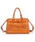 ფოტო #2 პროდუქტის Women's Genuine Leather Lantana Satchel Bag