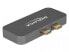 Фото #2 товара Delock mini Dockingstation für macbook mit 5K - Wired - Thunderbolt 3 - Grey - 5120 x 2880 pixels - Metal - 65 mm