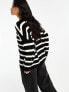 Фото #7 товара Stradivarius soft touch jumper in stripe