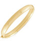 Фото #1 товара High Polished Tube Hinge Bangle Bracelet in 18k Gold-Plated Sterling Silver